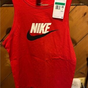 Nike Red Tee with Logo